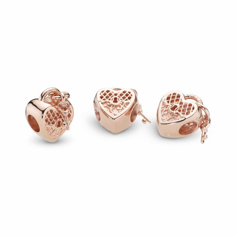 Talismane Pandora Rose™ Love You Lock (YiEgCWtO)